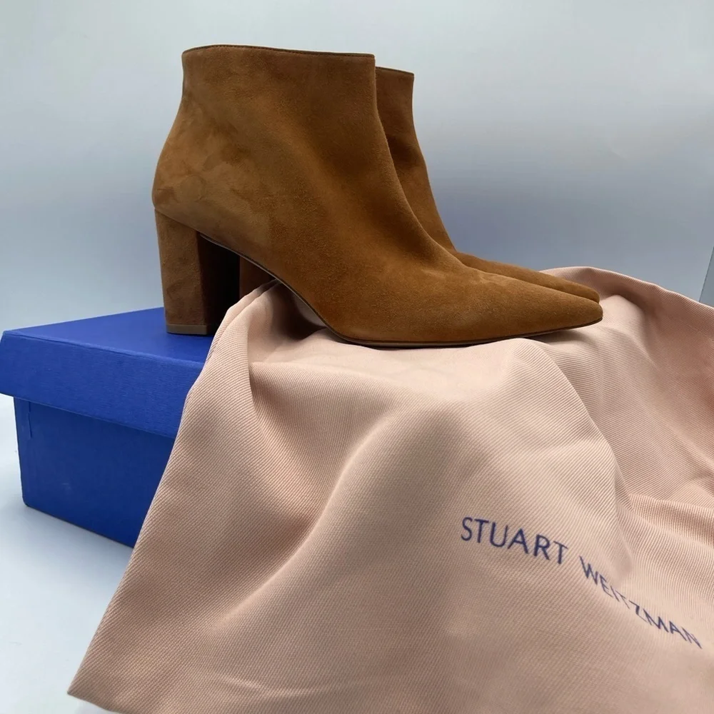 STUART WEITZMAN NOUGAT BOOTIE